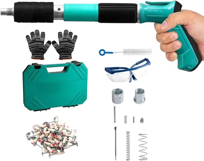 Pistola Remachadora de Alta Presión (Kit y Clavos de Regalo)🎁