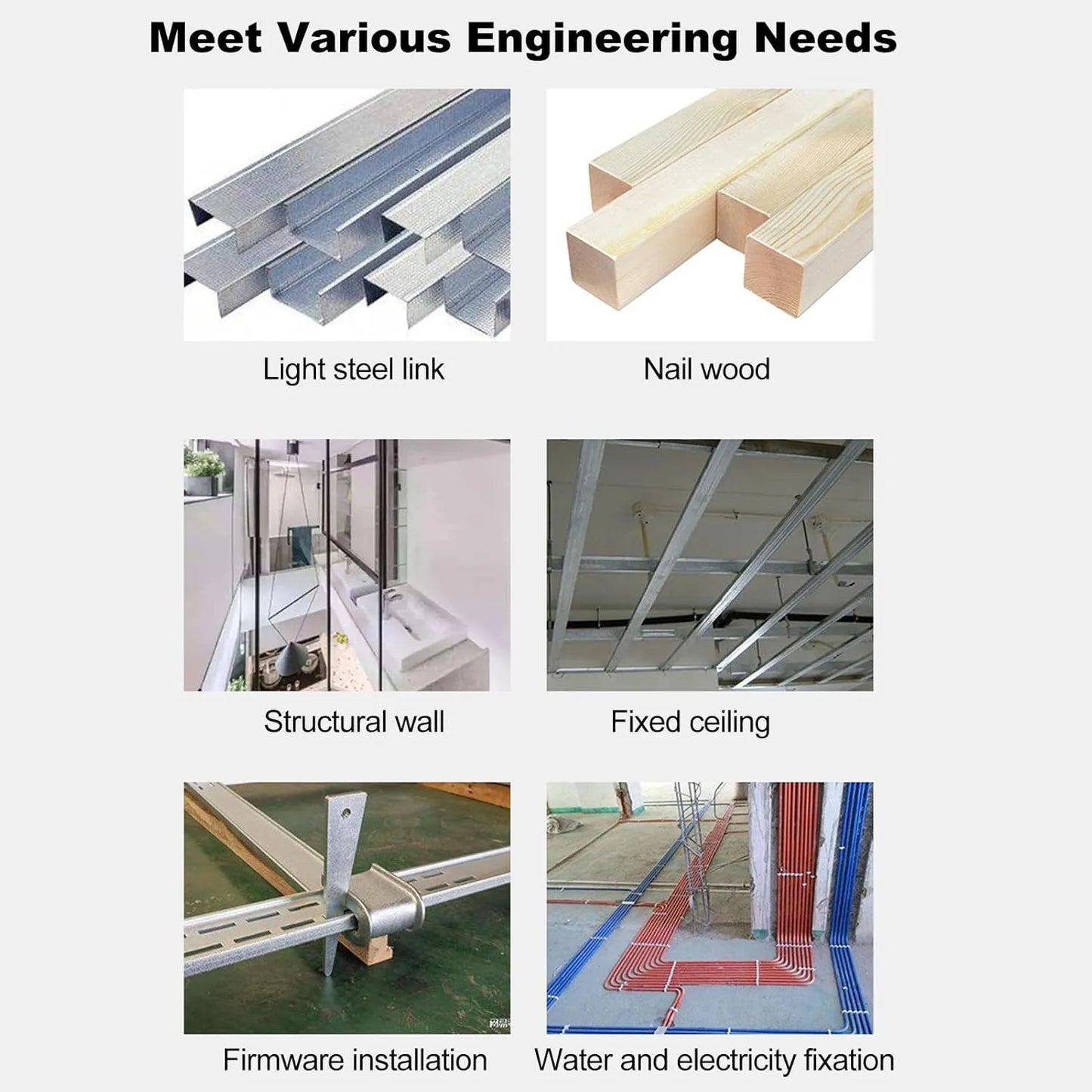 Pistola Remachadora de Alta Presión (Kit y Clavos de Regalo)🎁