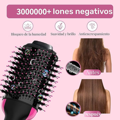 Cepillo Secador 4 En 1 Multifuncional Para Todo Tipo De Cabello