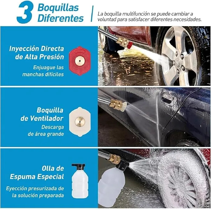 Hidrolavadora Portátil Inalámbrica