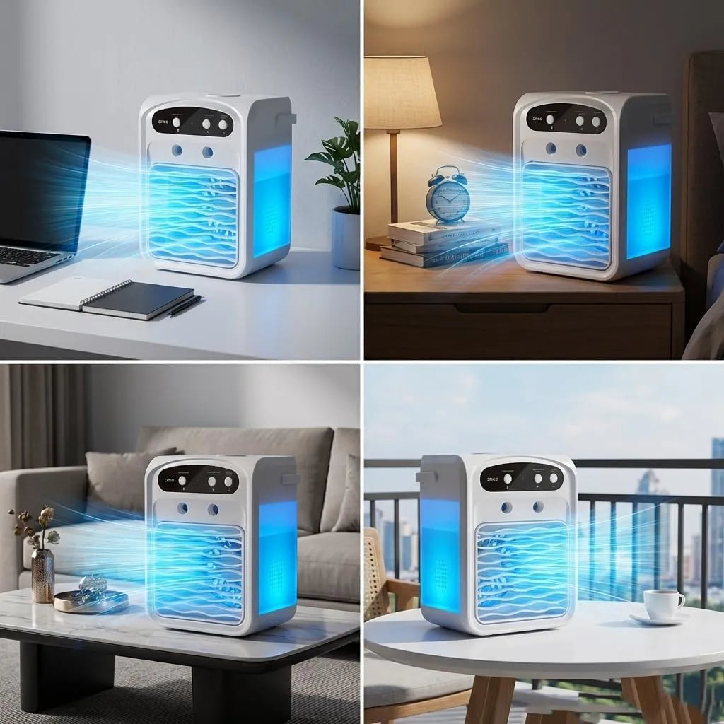 Enfriador Portátil Ventilador con Niebla