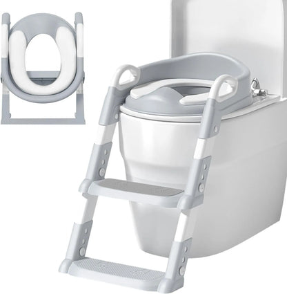 Asiento Entrenamiento para Ir Al Baño Con Escalera Para Bebés