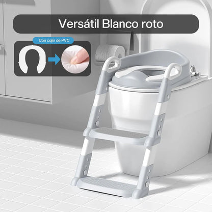Asiento Entrenamiento para Ir Al Baño Con Escalera Para Bebés