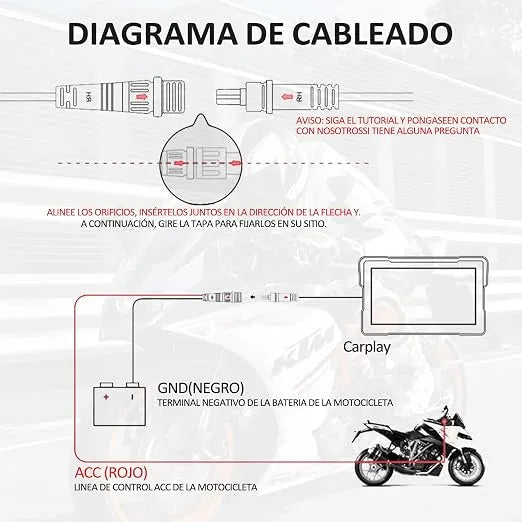Pantalla CarPlay Moto