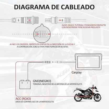 Pantalla CarPlay Moto