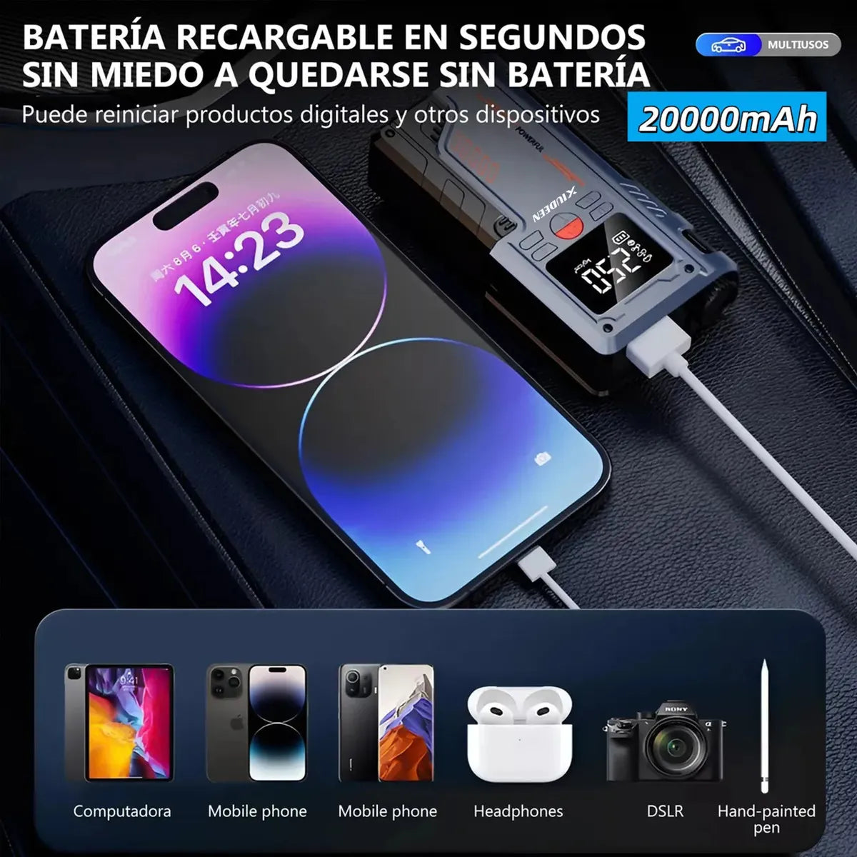 Arrancador Coche Inalámbrico