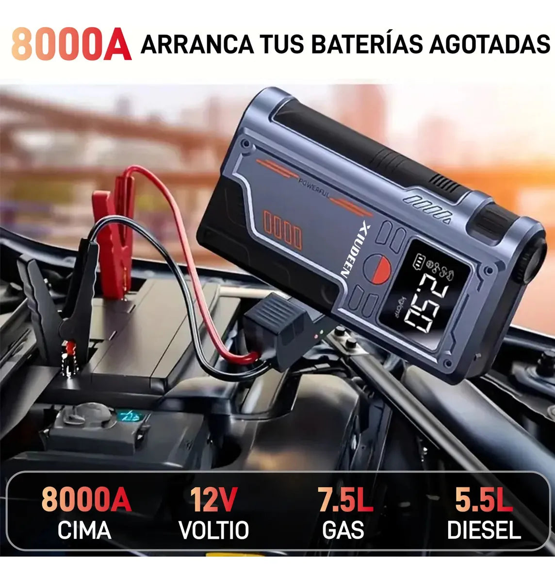 Arrancador Coche Inalámbrico