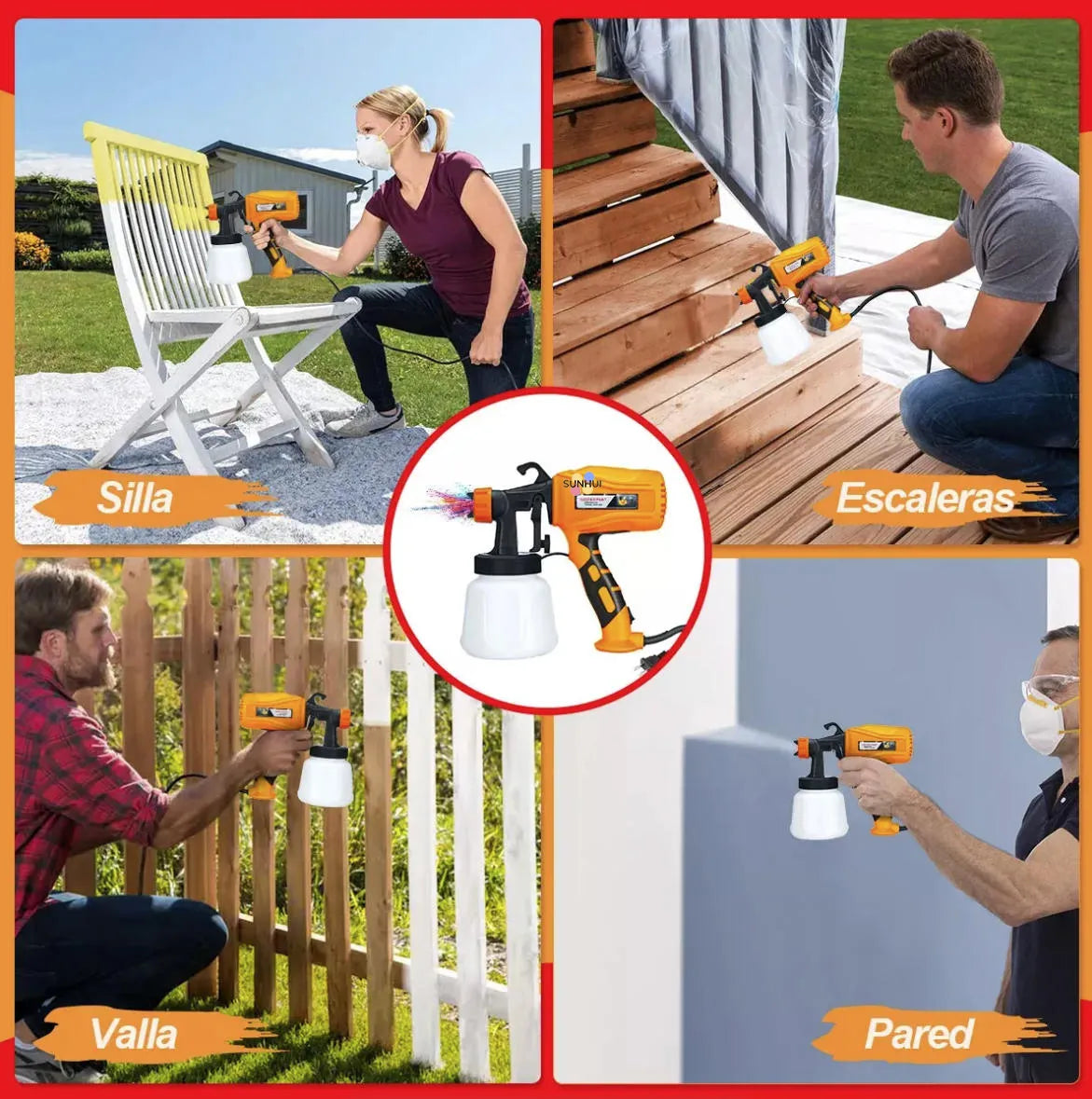 Pistola de Pintura Eléctrica