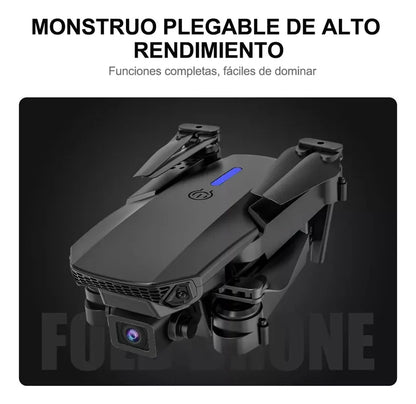 Mini Drone Con Cámara 4k Negro 2.4ghz 2 Baterías Negro Orfeld
