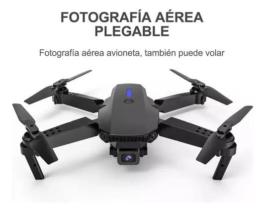 Mini Drone Con Cámara 4k Negro 2.4ghz 2 Baterías Negro Orfeld