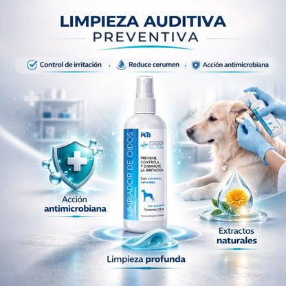 2x1 Limpiador de Oídos Para Perros