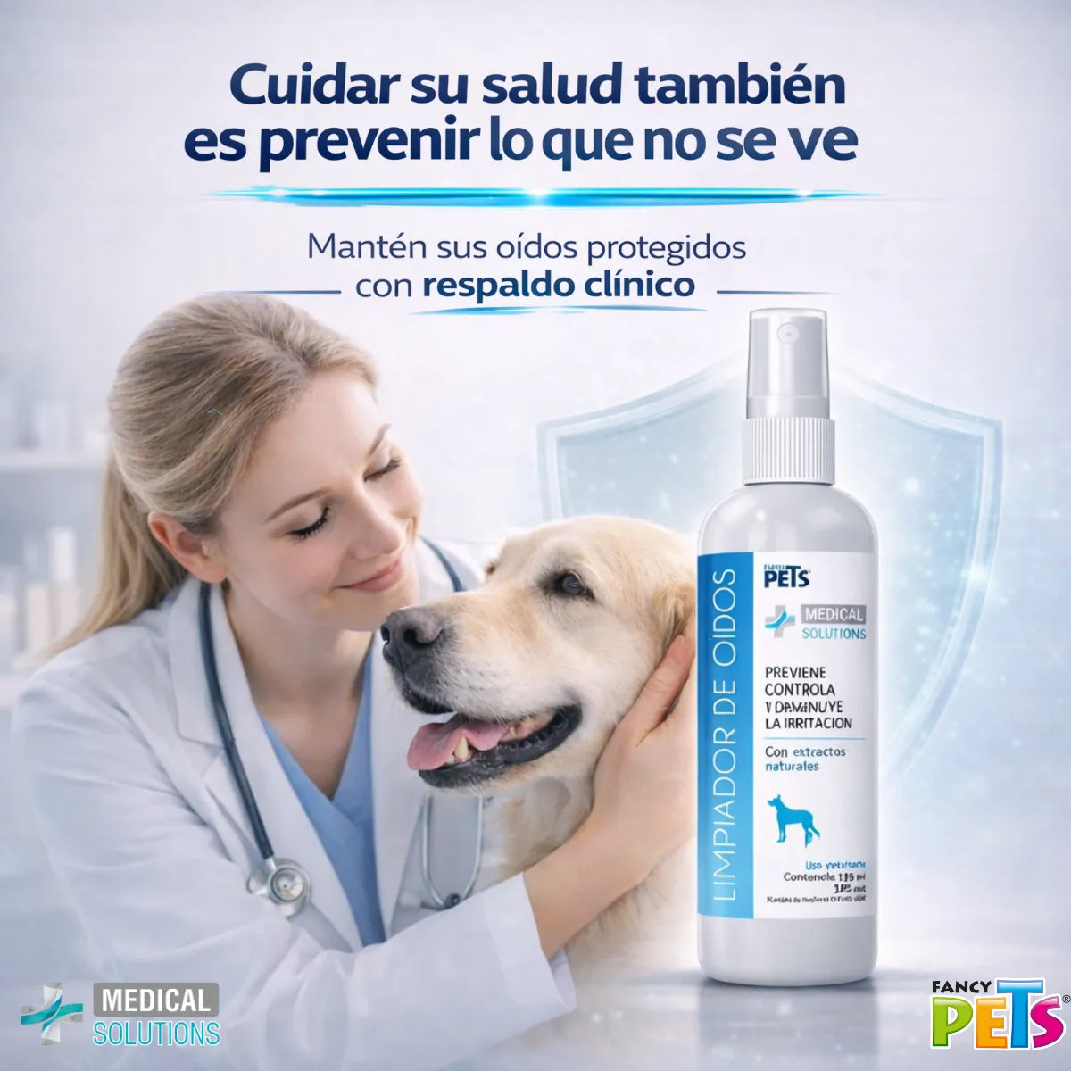 2x1 Limpiador de Oídos Para Perros