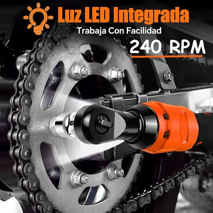 Matraca de Impacto Inalámbrica 3/8"