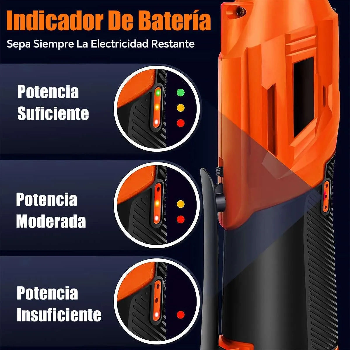Matraca de Impacto Inalámbrica 3/8"