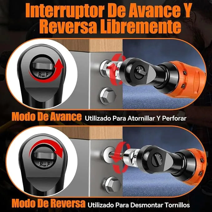 Matraca de Impacto Inalámbrica 3/8"